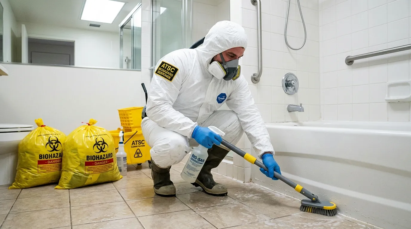 Decontamination equipment deployed for Blood Cleanup in Saco